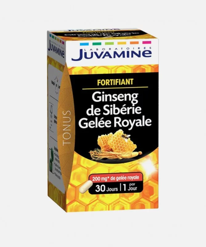JUVAMINE GINSENG & GELEE ROYALE BT/30 GEL
